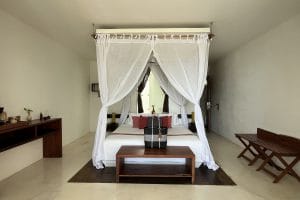 Deluxe bedding at The Beach Tulum Hotel