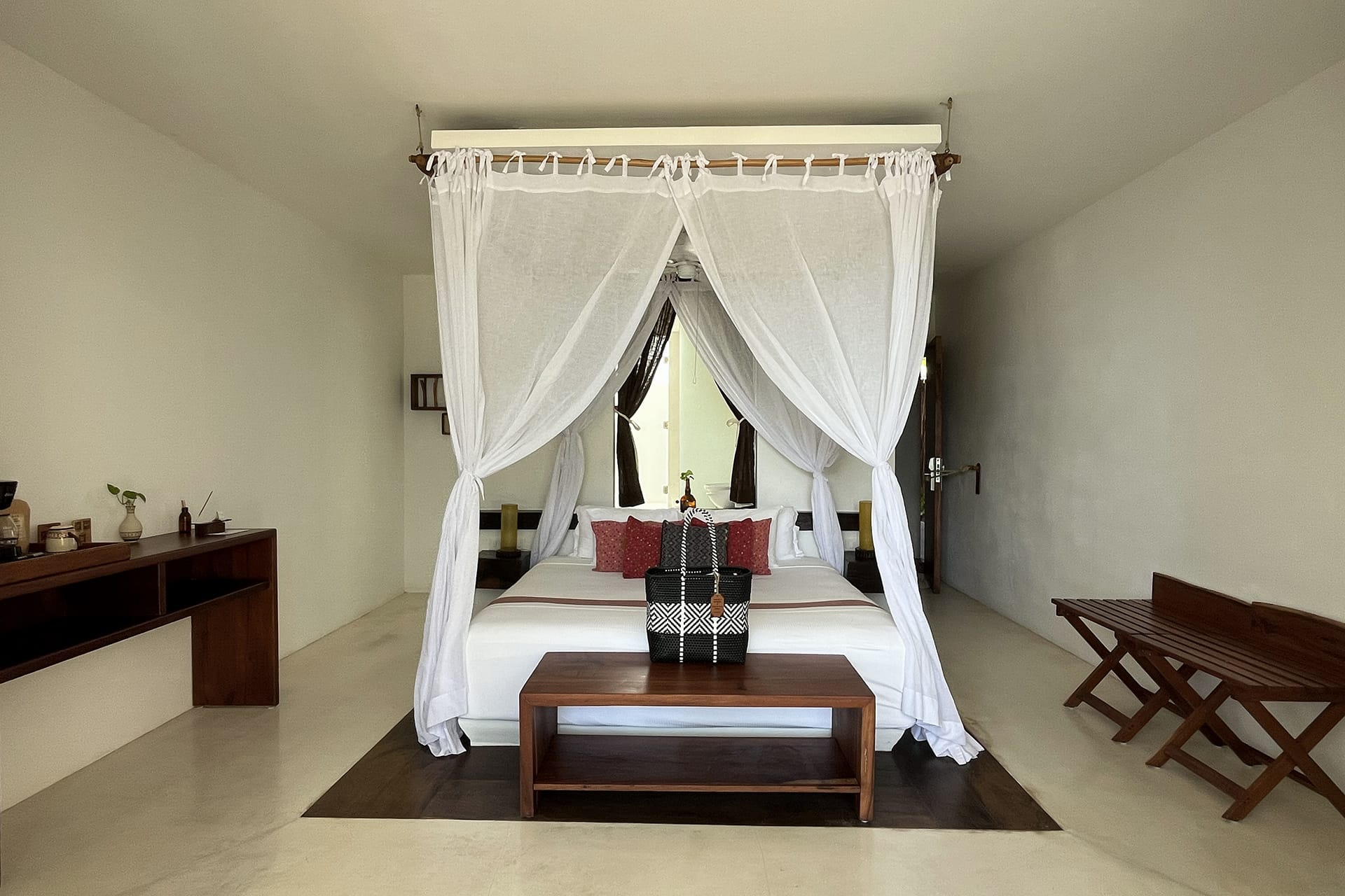 Deluxe bedding at The Beach Tulum Hotel
