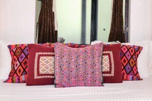 Deluxe room bedding detail