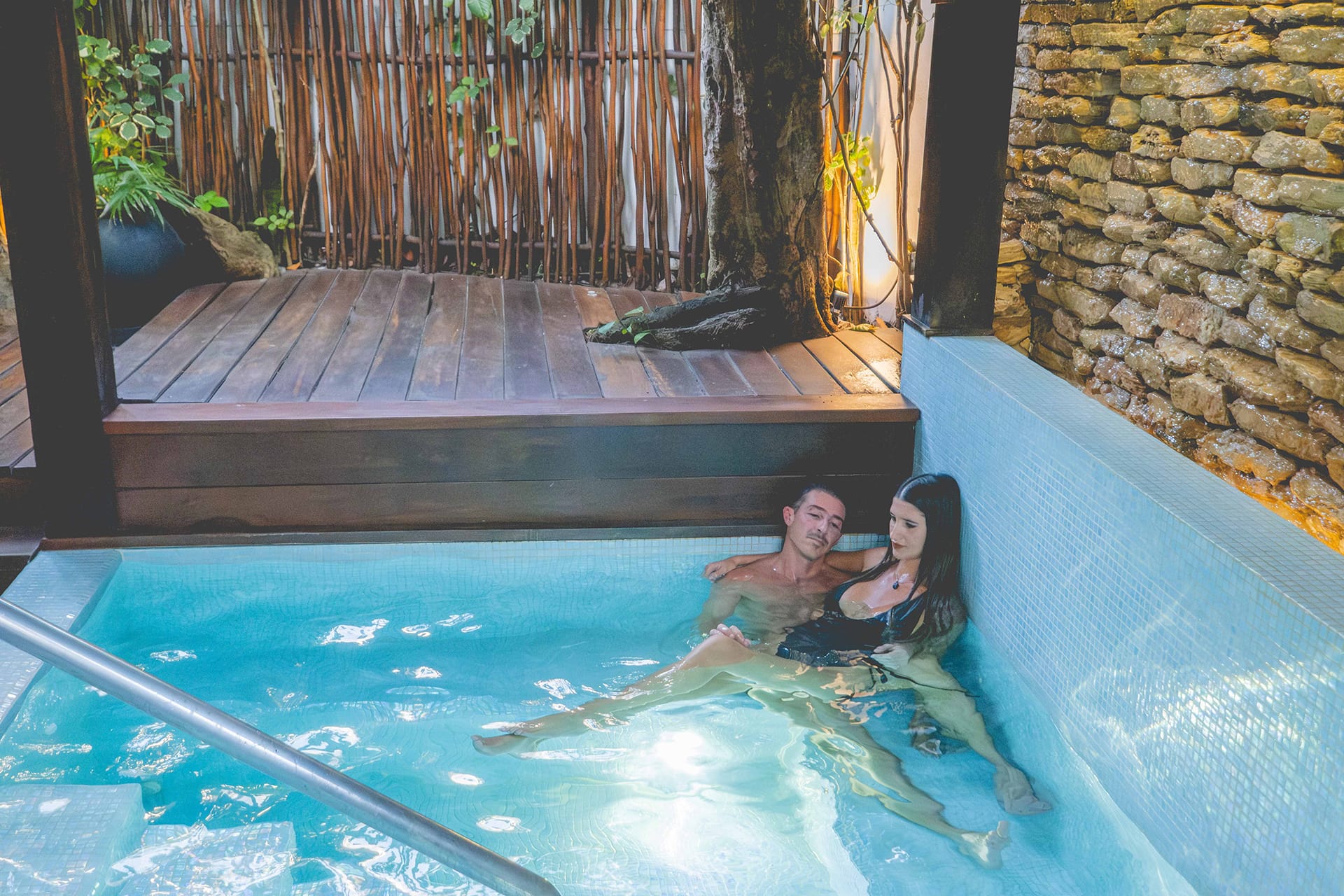 hot & cold pools at Naj Naay Spa Tulum