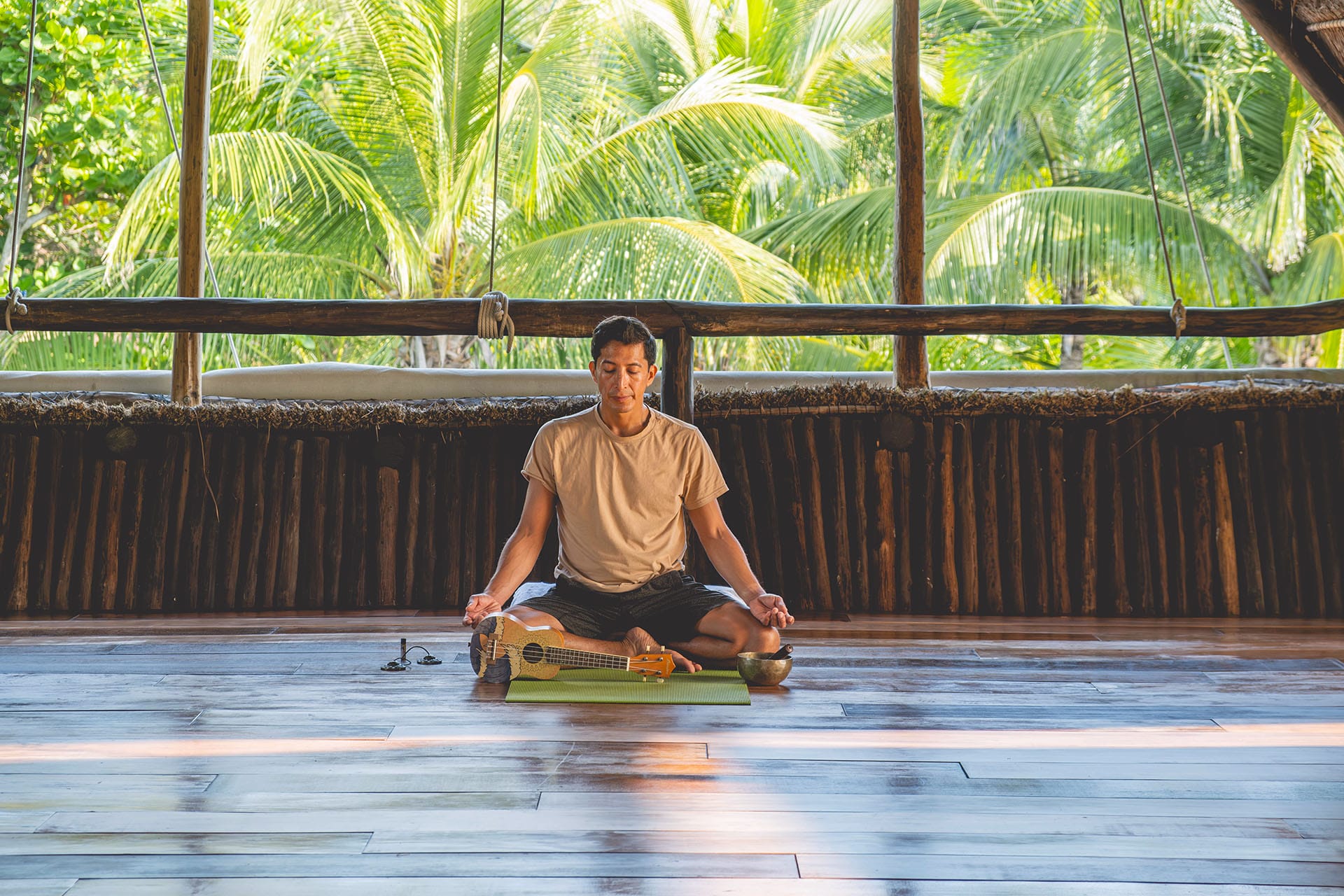 morning yoga Wellness at The Beach Tulum Hotel